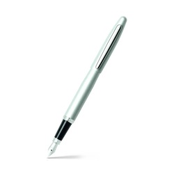 Sheaffer® VFM A 9400 Strobe Silver Fountain Pen With Chrome Trims M - WP08206